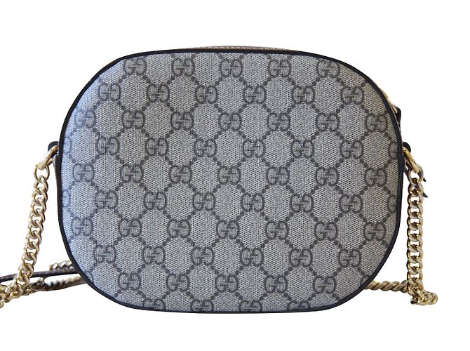 Mini borsa a catena Gucci GG Supreme - vista 2