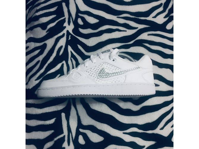 Forza Nike in pelle Bianco - vista 3