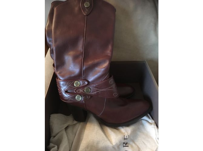 Botas Sartore de piel marrón oscuro - vista 5