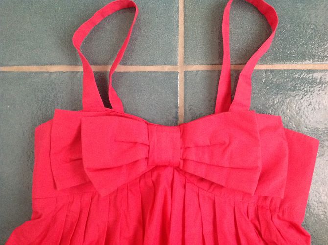 Vestido babero Tara Jarmon rosa de algodón - vista 2