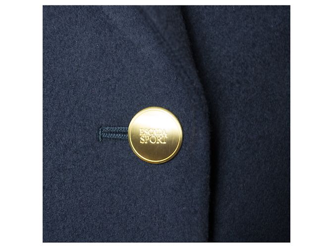 Escada Dunkelblauer Woll- und Kaschmirblazer Marineblau - Ansicht 7