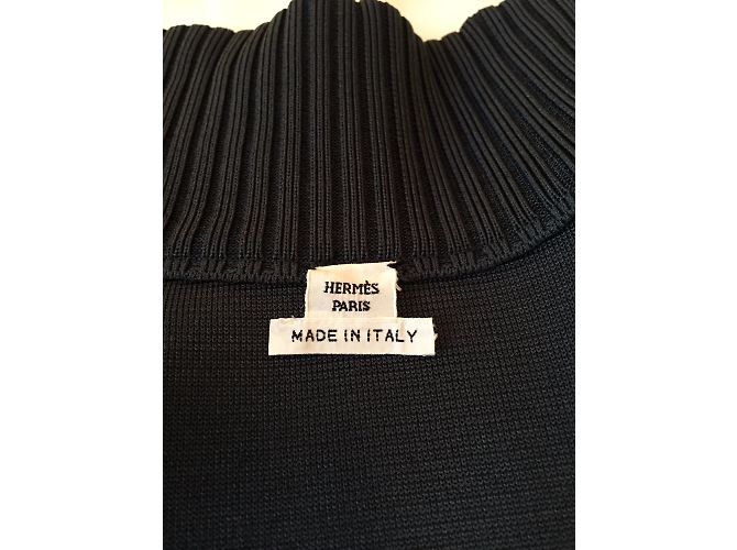 Hermès Un cappotto LINE Verde - vista 4