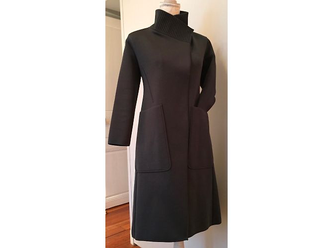 Hermès Un cappotto LINE Verde - vista 8