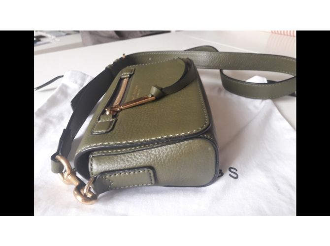 Borsa a tracolla Marc Jacobs in pelle kaki Cachi - vista 4