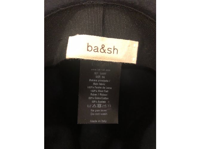 Cappello di lana Ba&Sh Samy blu navy - vista 3