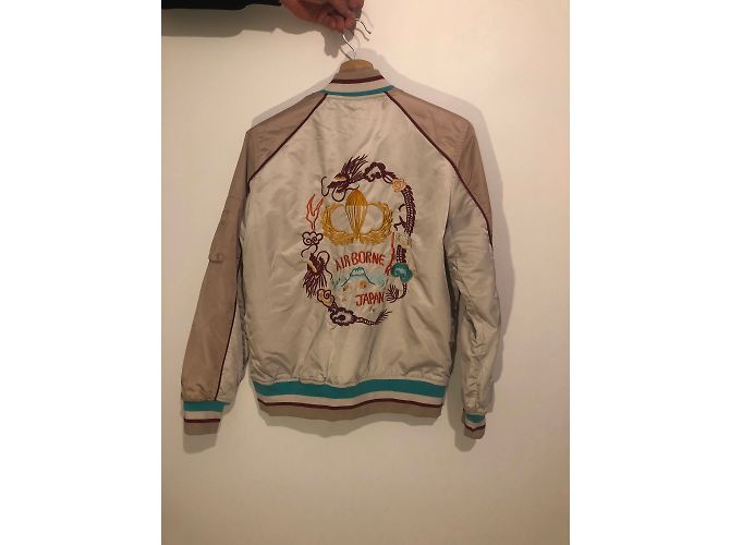 Chaqueta Bomber Schott Rosa de Algodón - vista 3