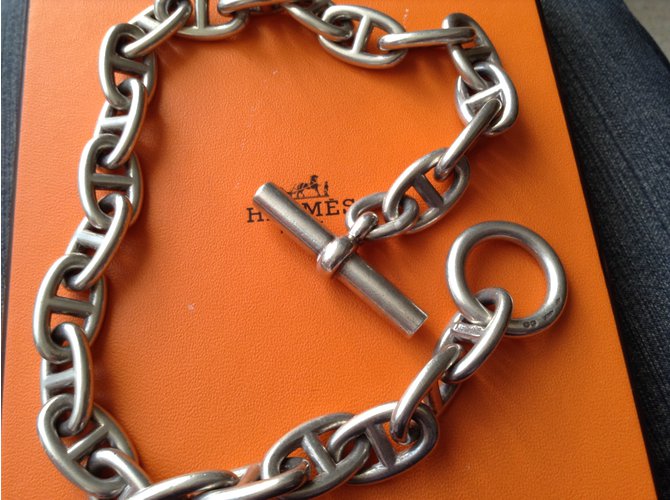 Hermès CADENA DE ANCLA Plata - vista 5