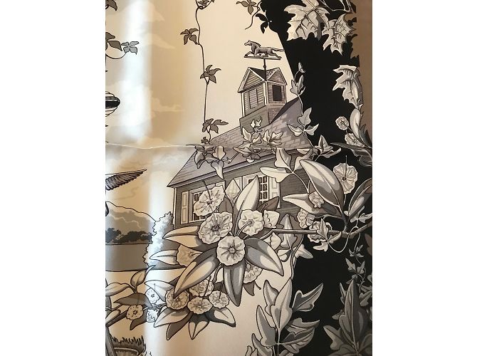 Hermès Hermes Square 90 Giardini della Nuova Inghilterra Taupe - vista 5