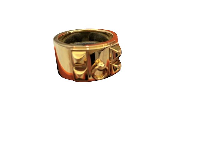 Collier de Chien Hermès Hermes Vergoldeter silberner CDC-Ring Golden - Ansicht 2
