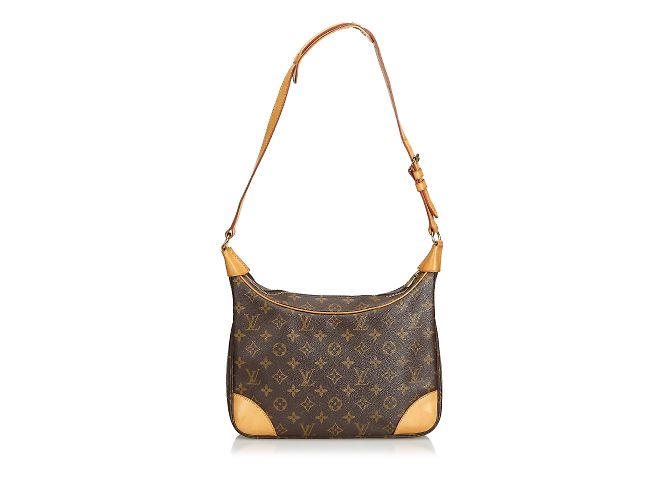 Louis Vuitton Monogramma Boulogne GM Marrone Marrone chiaro Marrone scuro - vista 3