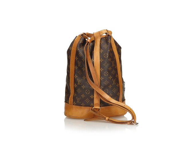 Louis Vuitton Monogram Randonnee GM Marrone - vista 3
