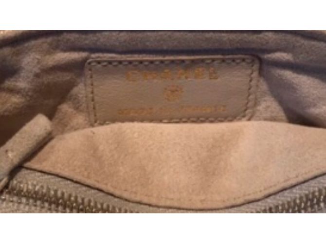 Clutch Chanel in tessuto bronzo - vista 5