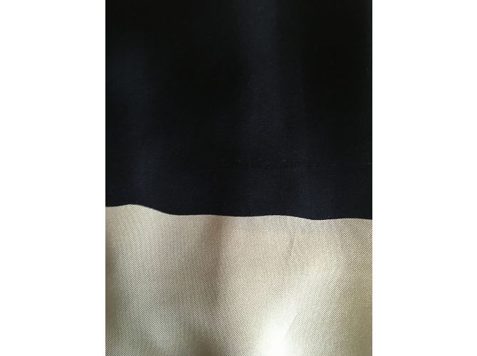 Vestido de seda listrado marinho, creme e amarelo Marc by Marc Jacobs. - vista 8
