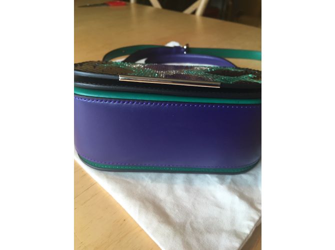 Lancel Bianca Nano Handtasche aus Leder und Python Multicolour Mehrfarben - Ansicht 2