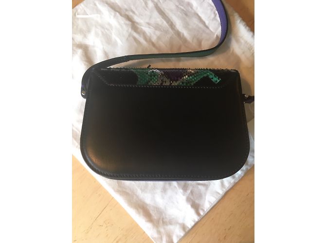 Lancel Bianca Nano Handtasche aus Leder und Python Multicolour Mehrfarben - Ansicht 3