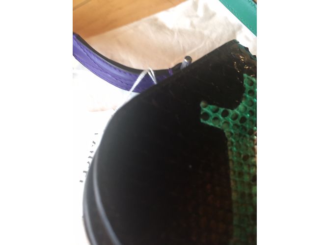 Lancel Bianca Nano Handtasche aus Leder und Python Multicolour Mehrfarben - Ansicht 4