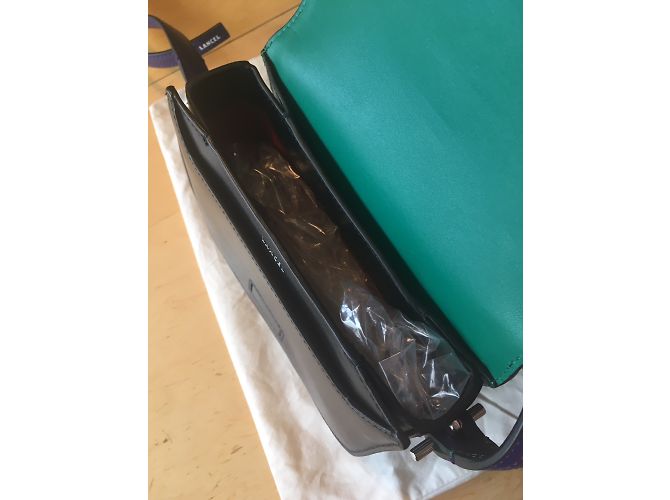 Lancel Bianca Nano Handtasche aus Leder und Python Multicolour Mehrfarben - Ansicht 5