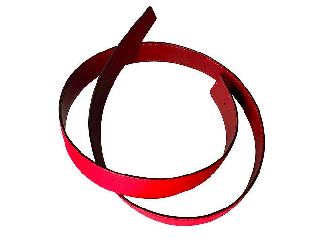 Hermès Cinturón de cuero Roja - vista 2