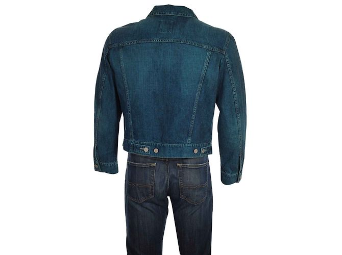 Bogner Jeansjacke Blau Baumwolle Herren Größe 44 S - Ansicht 2