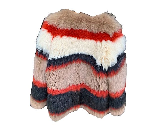 Multicolored fox fur Barbara Bui - view 2