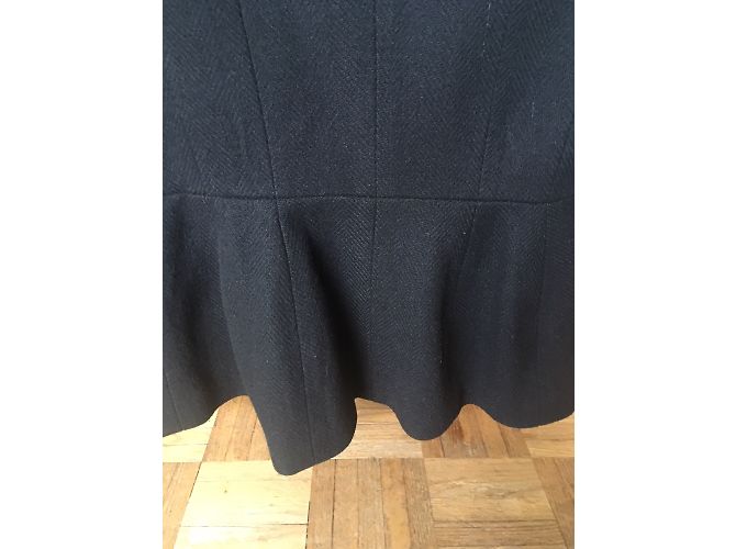 Autre Marque Schwarze Jacke aus dicker Wolle - Ansicht 5