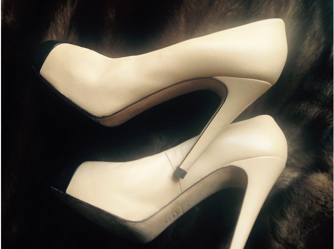Chanel Leder Pumps Beige 38 - Ansicht 10