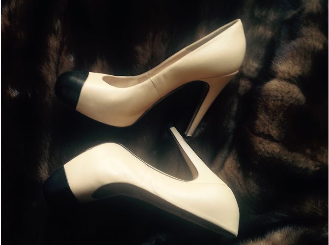 Chanel Leder Pumps Beige 38 - Ansicht 9