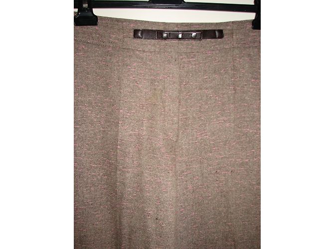 Laurèl Laurel(Escada) pantalones de pierna recta Castaño Rosa - vista 2