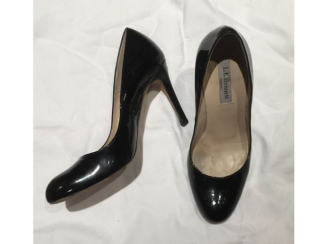 Lk Bennett Pompe Stila verniciate nere Nero - vista 4