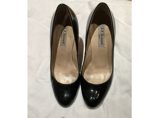 Lk Bennett Pompe Stila verniciate nere Nero - vista 5
