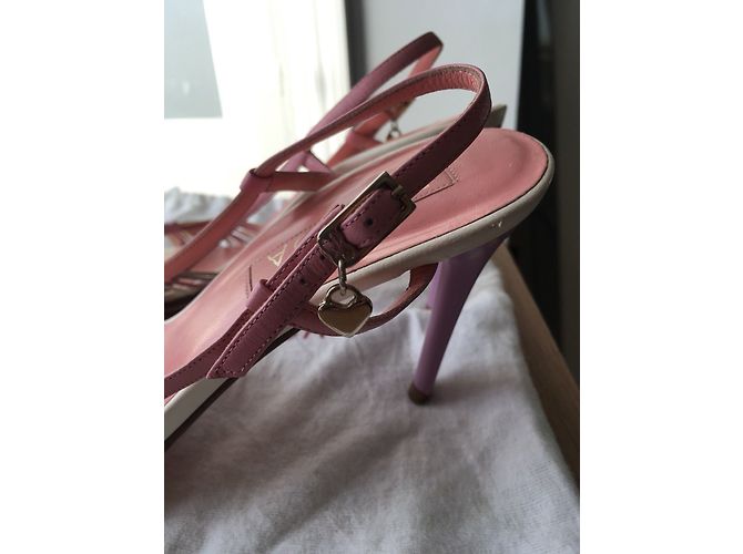 Atemberaubende Escada-Heels Mehrfarben Beige - Ansicht 3