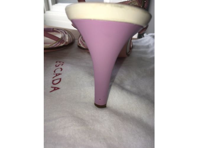 Atemberaubende Escada-Heels Mehrfarben Beige - Ansicht 5