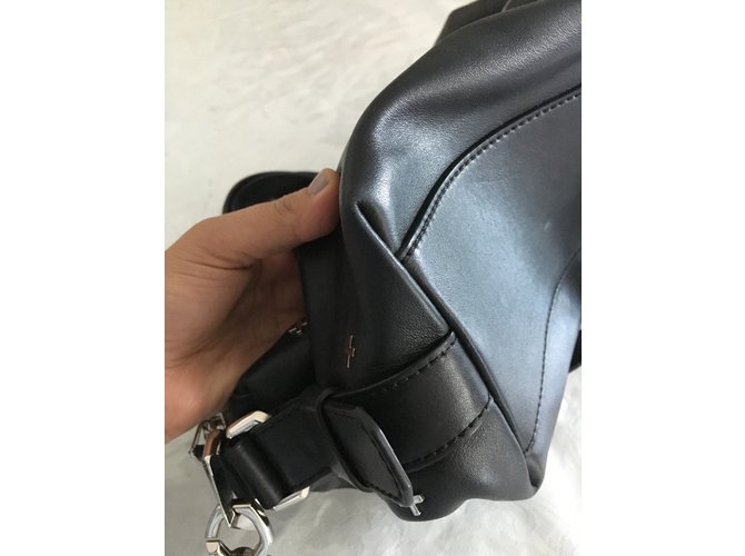 Borsa a mano Givenchy Nightingale in pelle nera Nero - vista 5