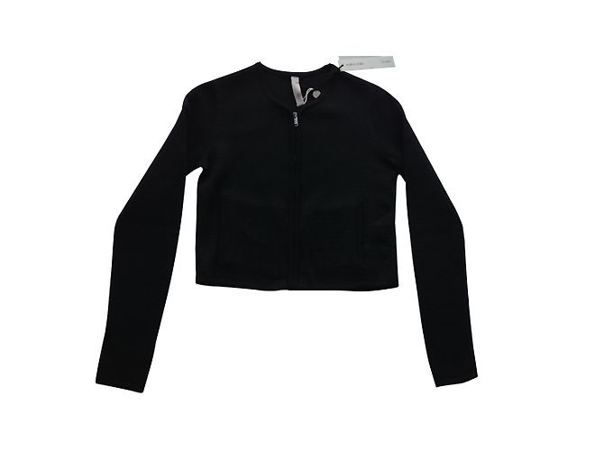 Silent Damir Doma Pullover mit Reißverschluss, Größe XS / S Schwarz - Ansicht 2