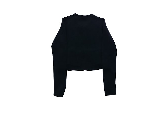 Silent Damir Doma Pullover mit Reißverschluss, Größe XS / S Schwarz - Ansicht 3