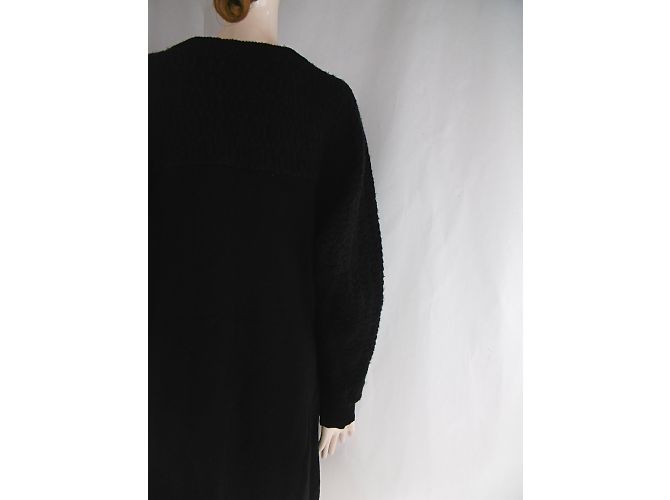 LIMI Feuer Wolle Mohair Kleid Schwarz - Ansicht 14