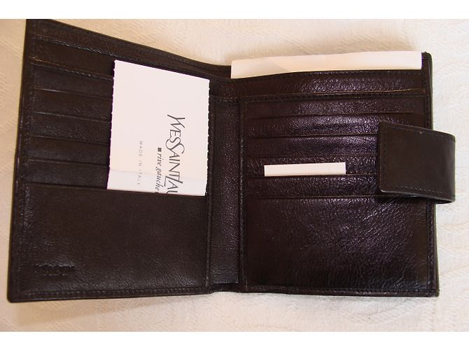 Cartera Yves Saint Laurent de cuero negro - vista 3