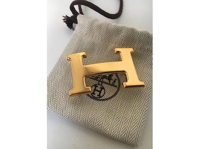 Hermès Constance Gürtelschnalle Golden - Ansicht 2