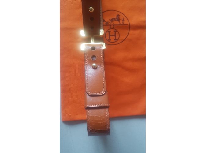 Hermès Cintura di Hermes Marrone chiaro - vista 10