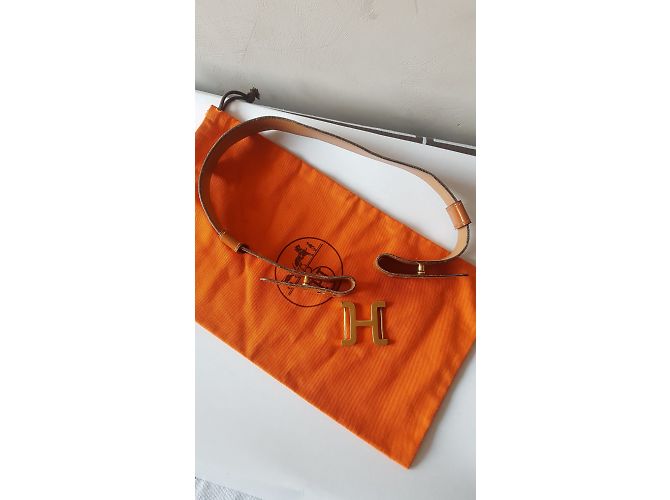Hermès Cintura di Hermes Marrone chiaro - vista 11