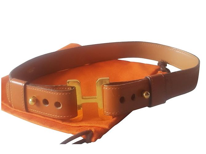 Hermès Cintura di Hermes Marrone chiaro - vista 2