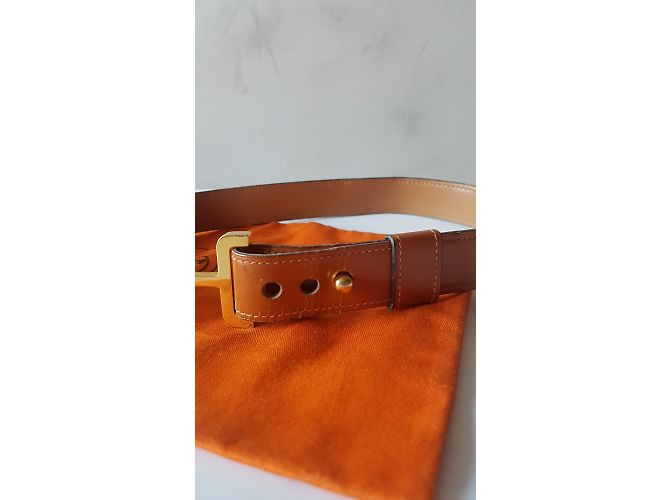 Hermès Cintura di Hermes Marrone chiaro - vista 9