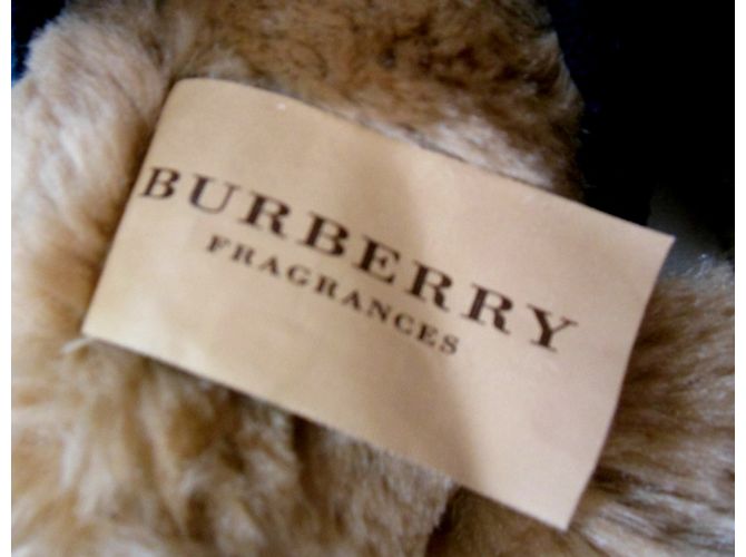 Teddy Bear Burberry con Polo Blu e Tartan Check Beige - vista 5