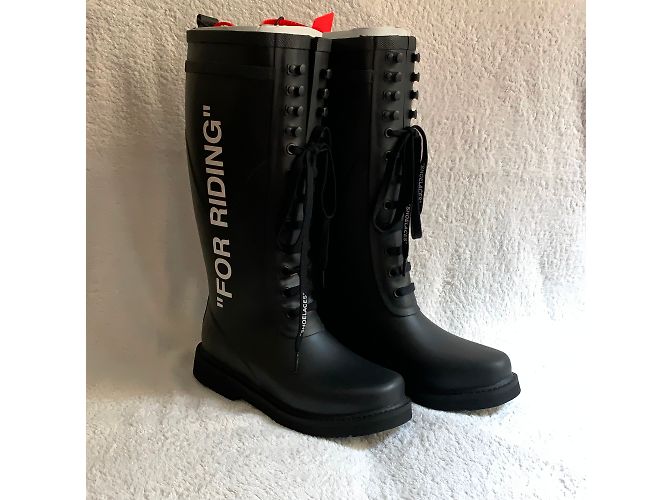 Off White PARA MONTAR Botas de lluvia WELLINGTON - vista 8