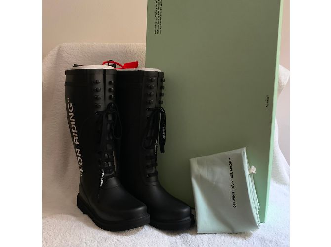 Off White PARA MONTAR Botas de lluvia WELLINGTON - vista 9