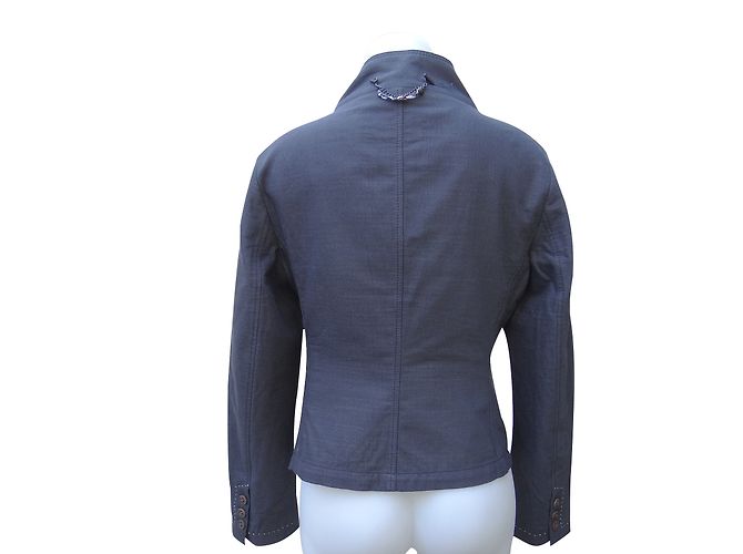 Chaqueta Hugo Boss de algodón gris Talla 40 - vista 2