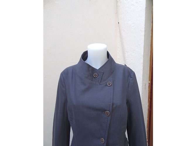 Chaqueta Hugo Boss de algodón gris Talla 40 - vista 3