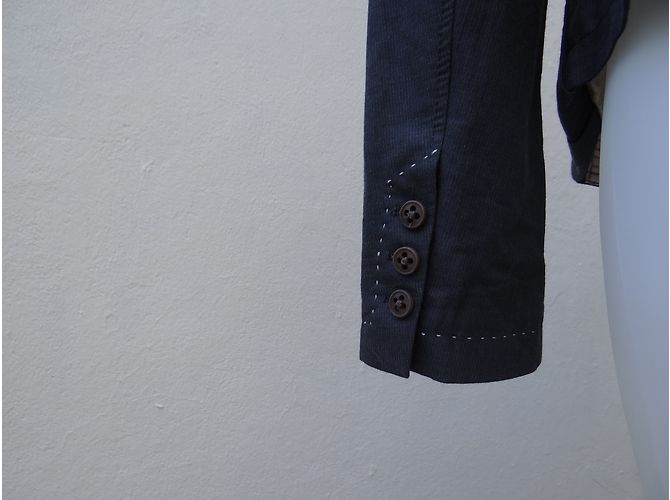 Chaqueta Hugo Boss de algodón gris Talla 40 - vista 6