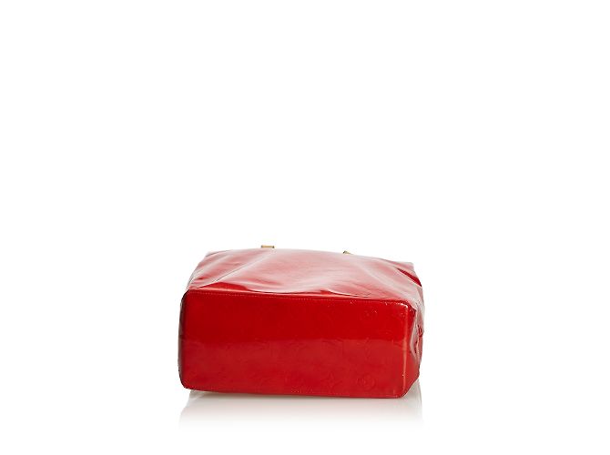 Louis Vuitton Vernis Reade MM Rosso - vista 4