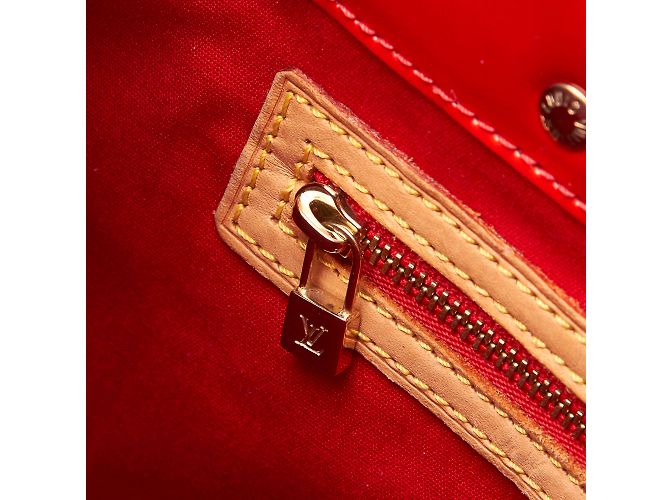 Louis Vuitton Vernis Reade MM Rosso - vista 8
